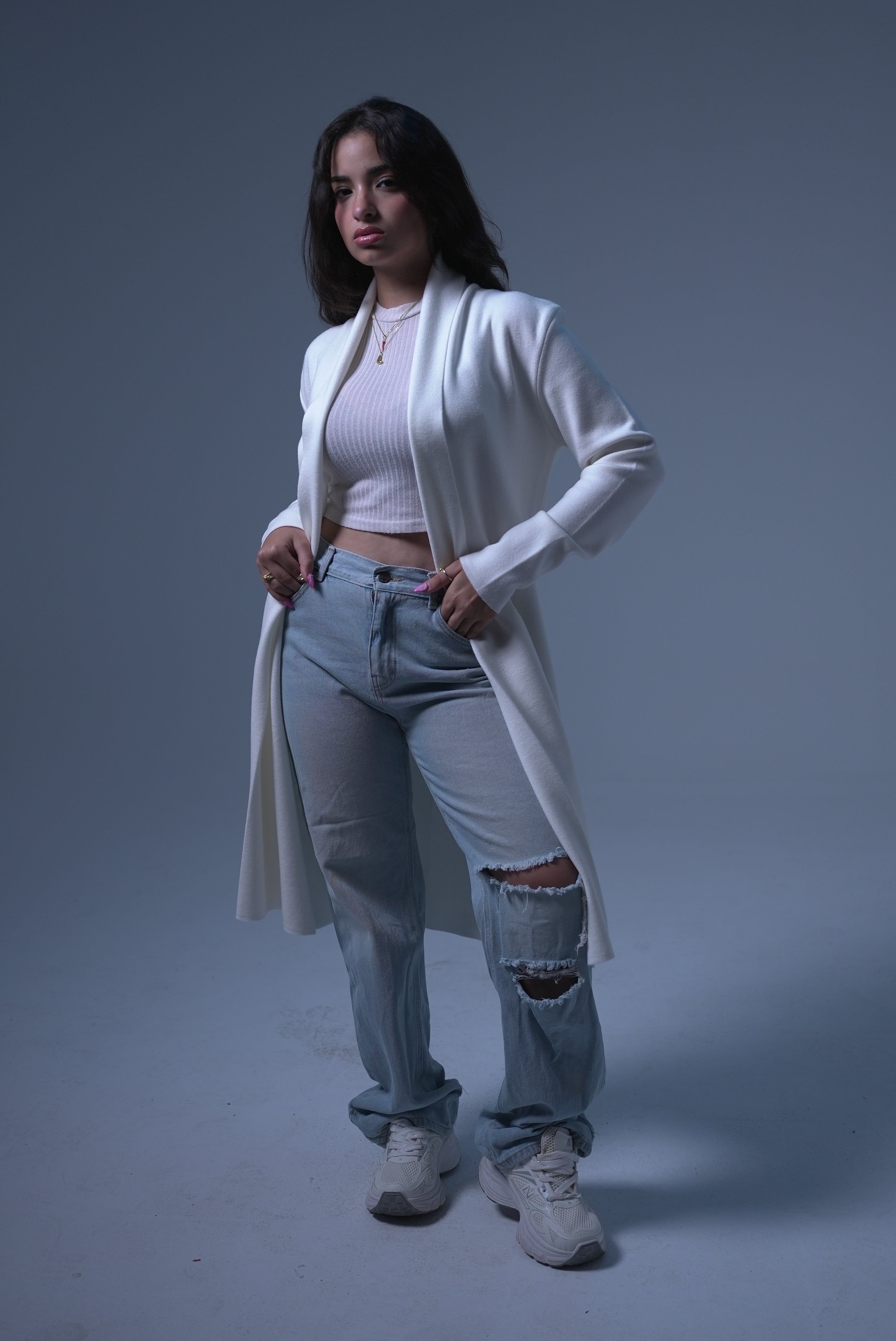 knitted cardigan