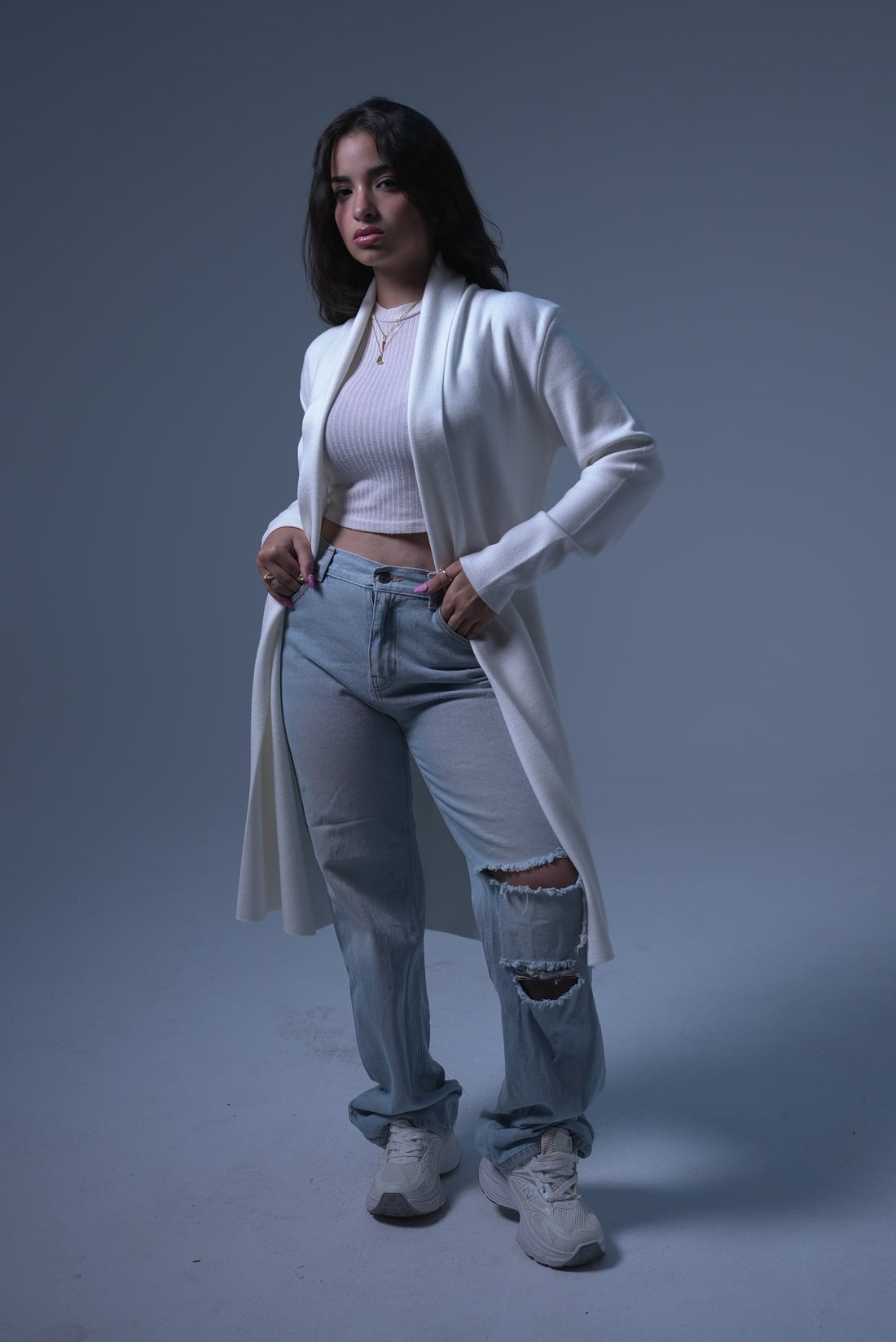 knitted cardigan