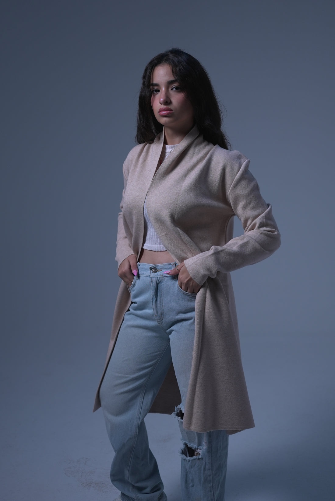 knitted cardigan