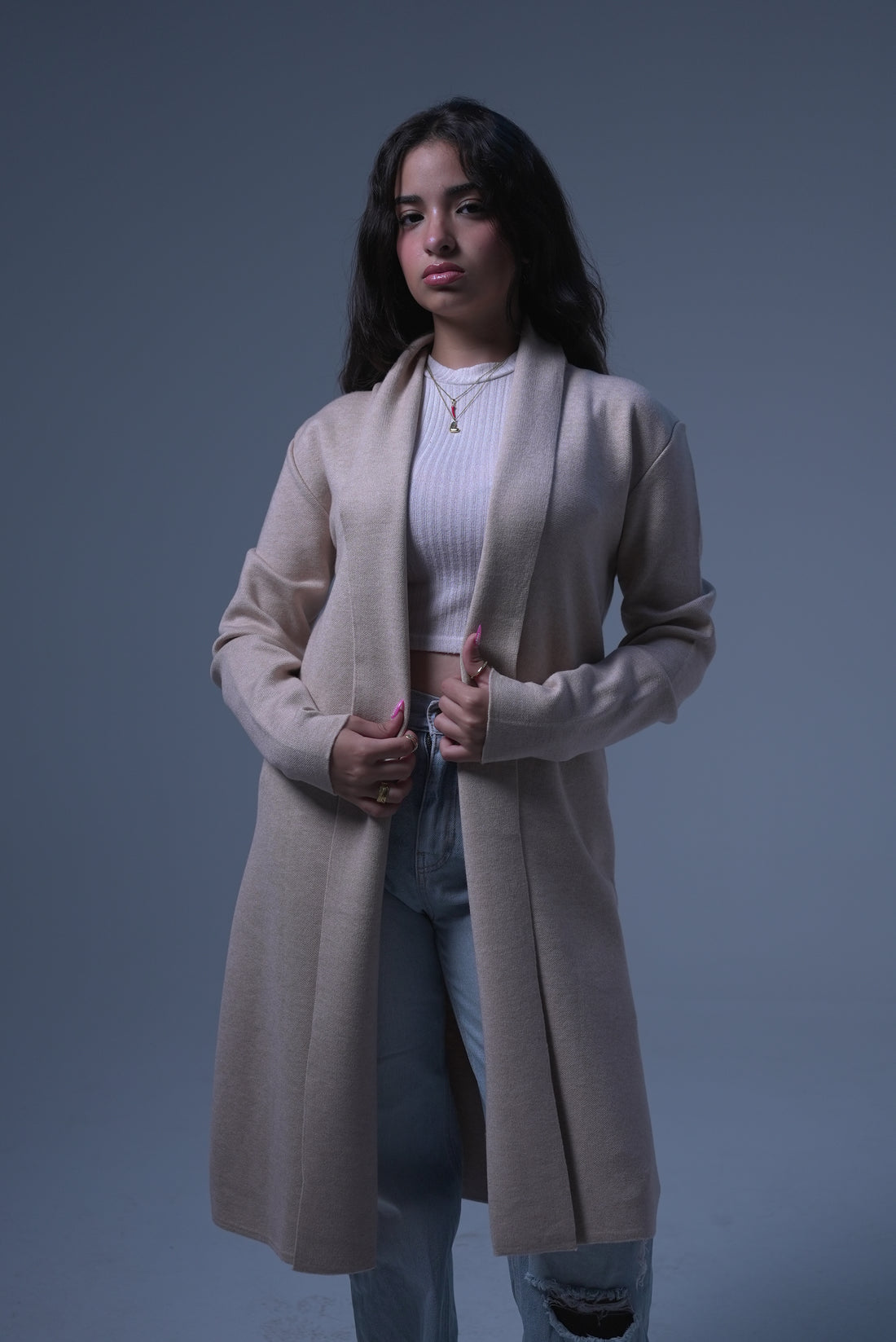 knitted cardigan