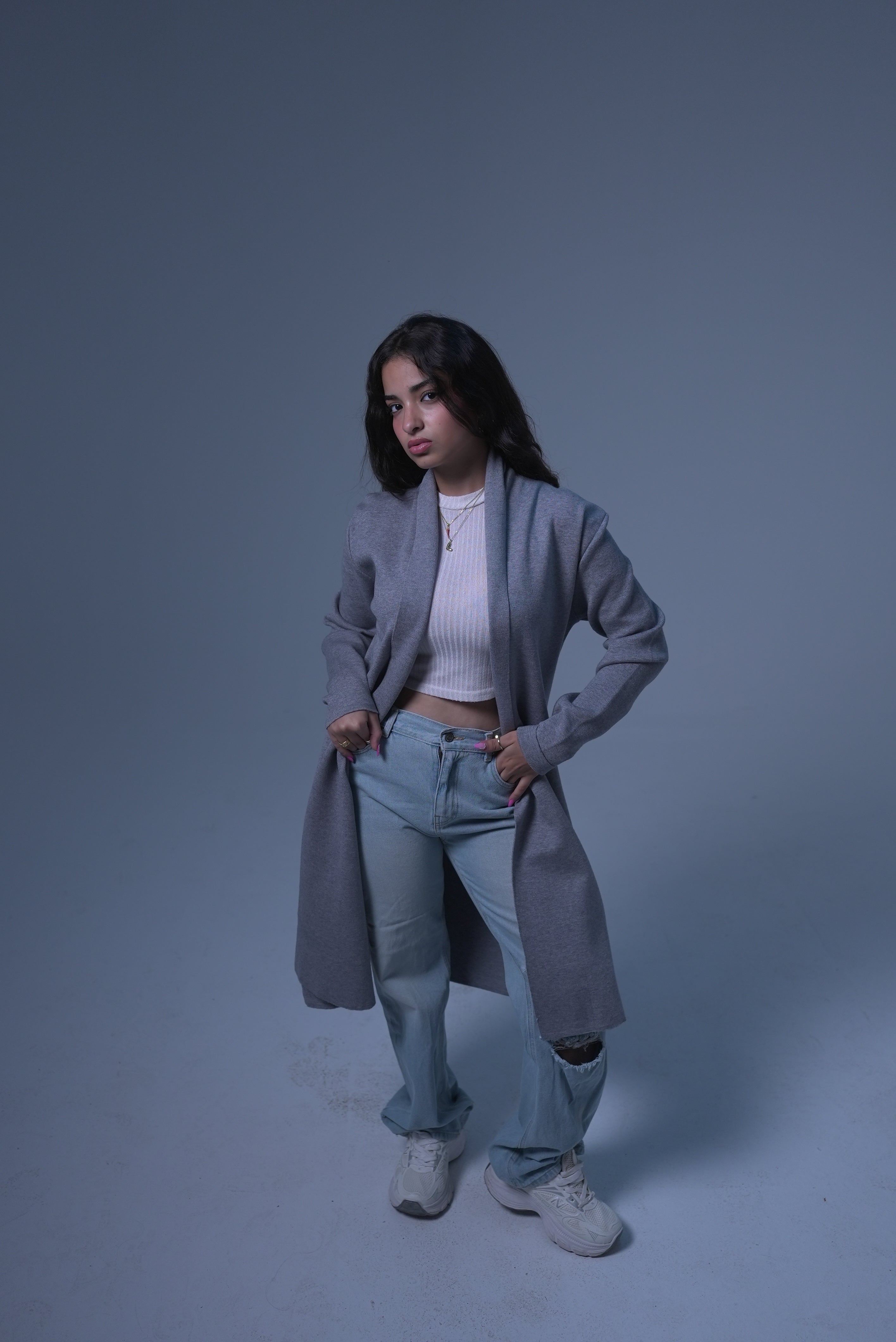 knitted cardigan