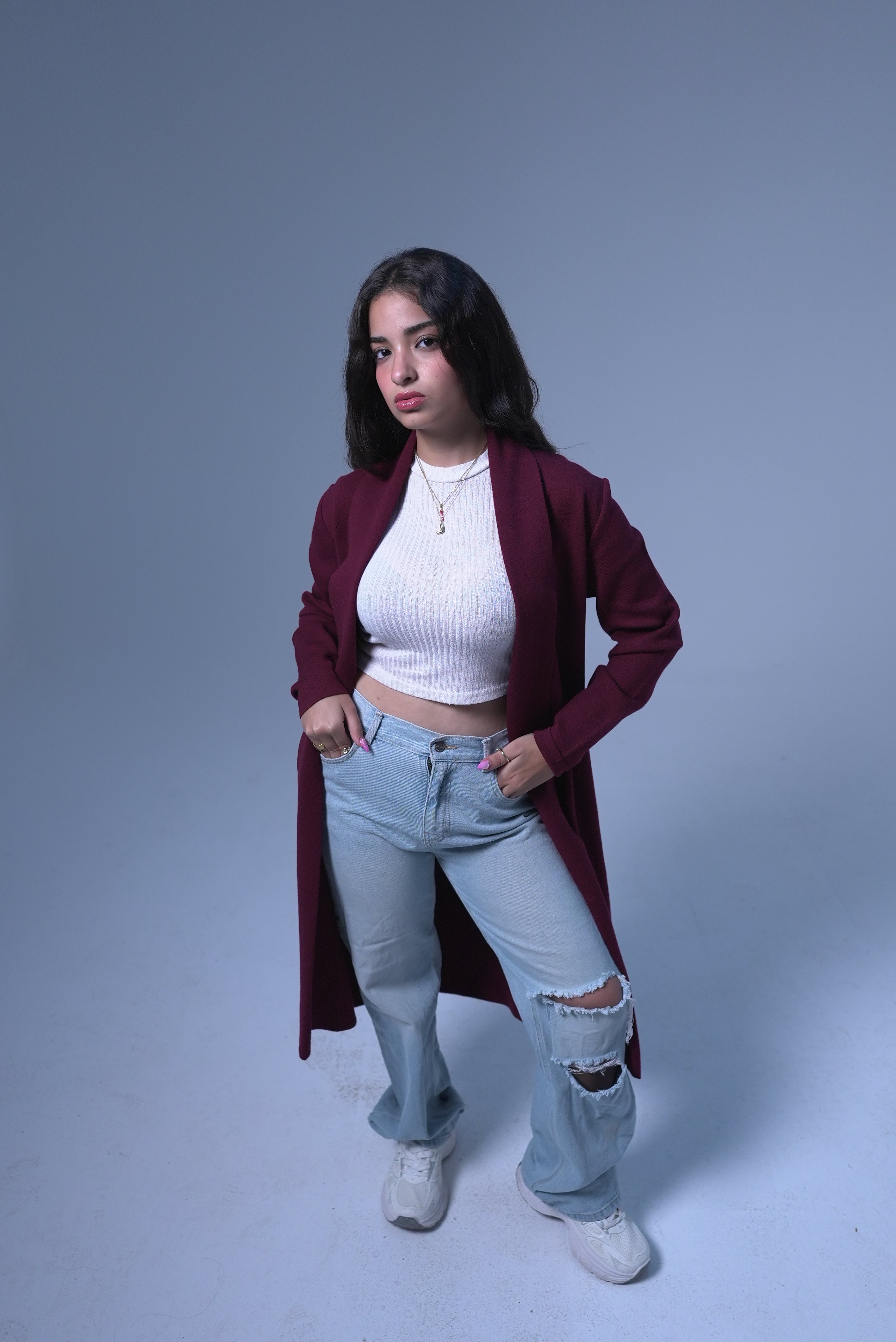 knitted cardigan