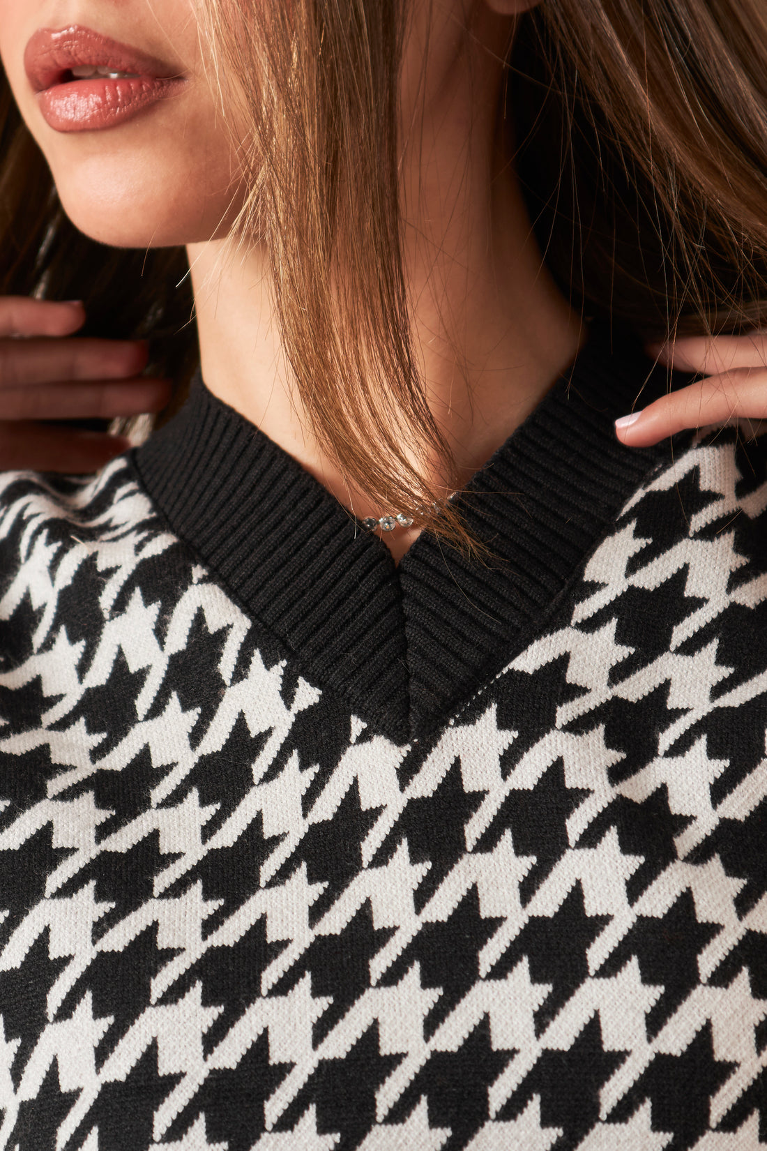 Houndstooth Vest