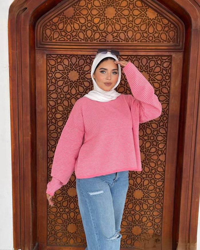 Striped pullover