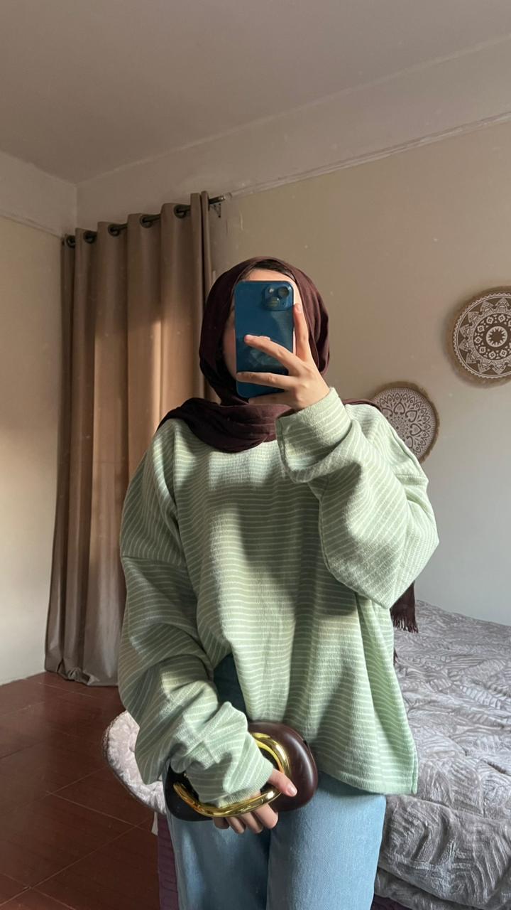 Striped pullover