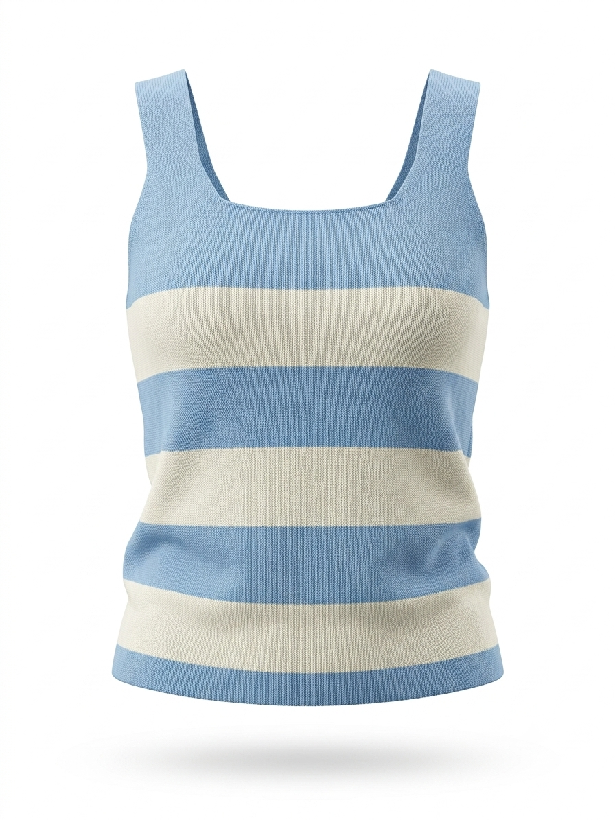 Striped Knit Top
