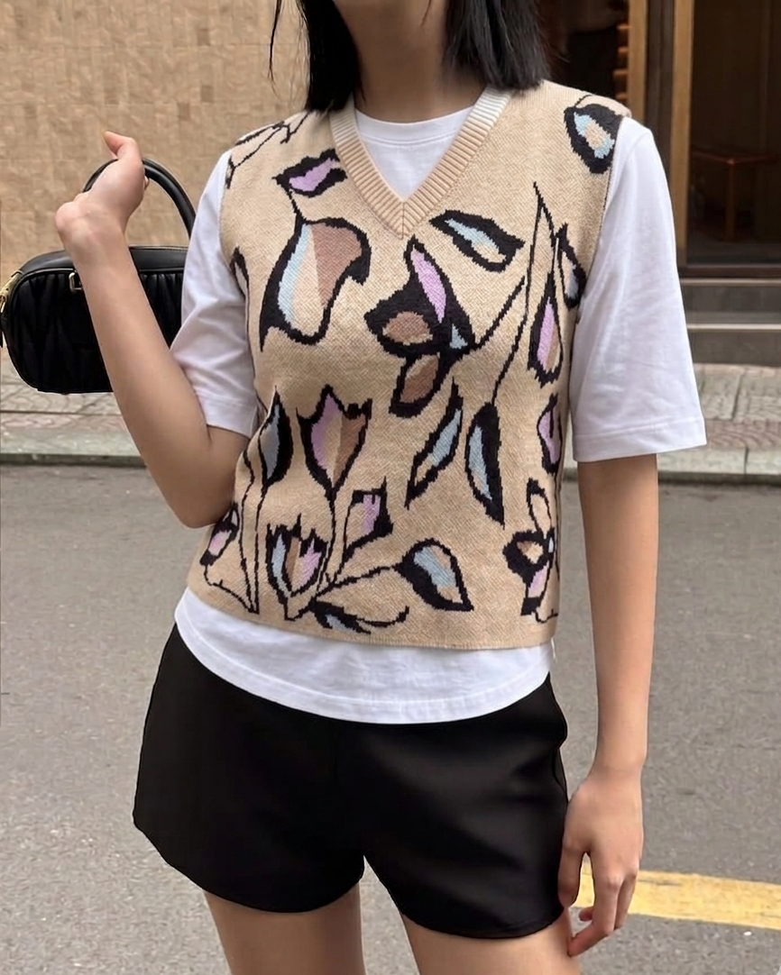 Floral Vest