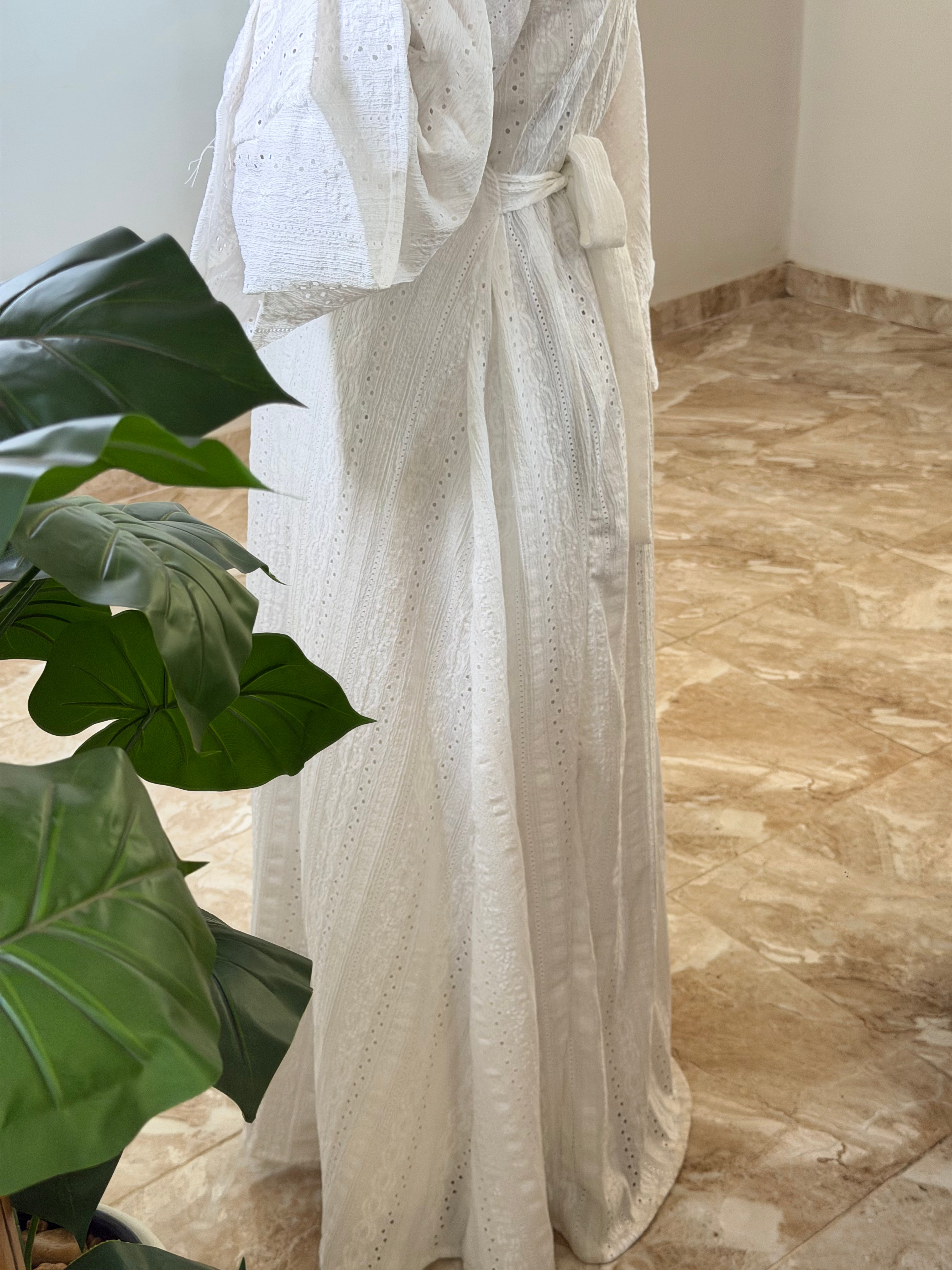 white dress
